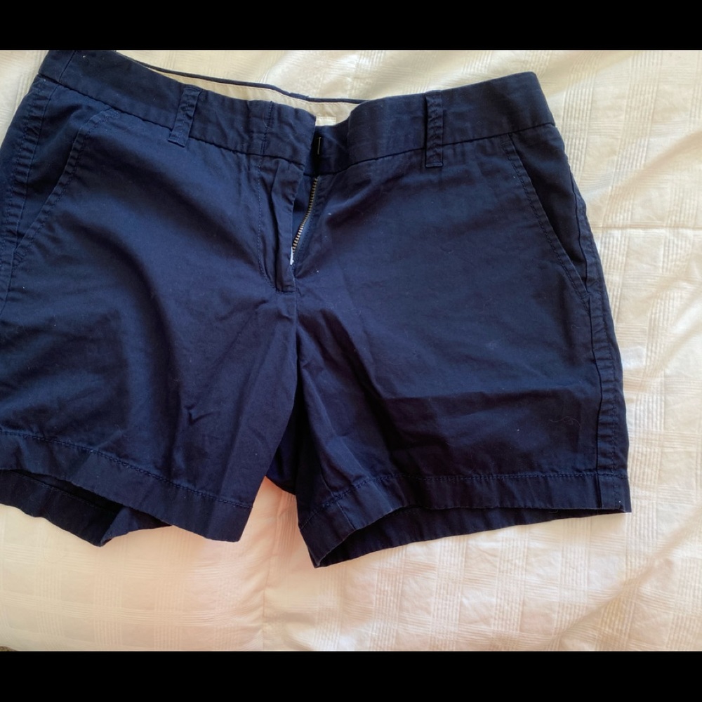 Navy blue J crew Chino Shorts